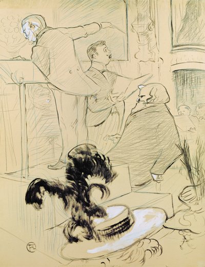 Ambroise Thomas (1811-96) at a Rehearsal of His Opera 